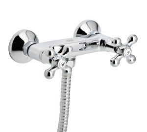 Mezclador de ducha con kit Cromado New Regent